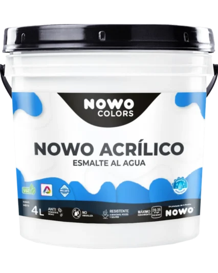 Esmalte al Agua Base Agua Nowo Acrílico – Nowo Colors – 4L