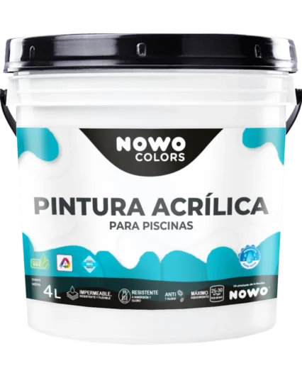 Pintura Acrílica para Piscinas Base Agua – Nowo Colors – 4L