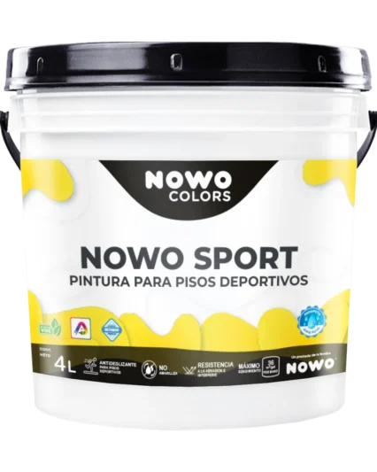 Pintura para Pisos Deportivos Base Agua Nowo Sport – 4L