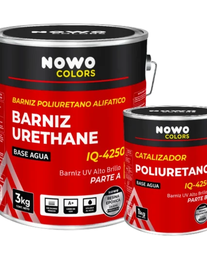 Barniz Poliuretano Alifatico Barniz Urethane IQ-4250 – Nowo Colors – Kit x 4L