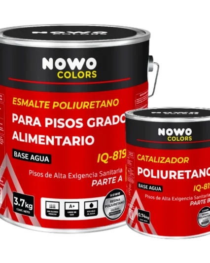 Esmalte Poliuretano para Pisos Grado Alimentario IQ-819 – Nowo Colors – Kit x 4L