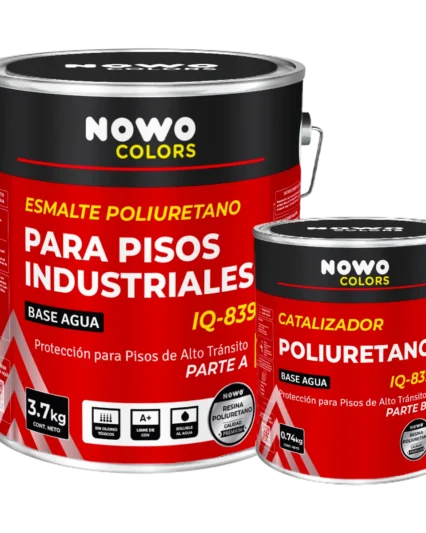 Esmalte Poliuretano para Pisos Industriales IQ-839 – Nowo Colors – Kit x 4L