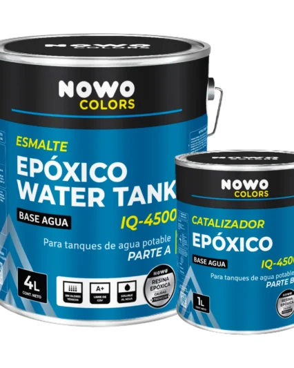 Pintura Epoxica para Tanques de Agua Potable – Esmalte Epóxico Water Tank IQ-4500 – Nowo Colors – Kit x 5L