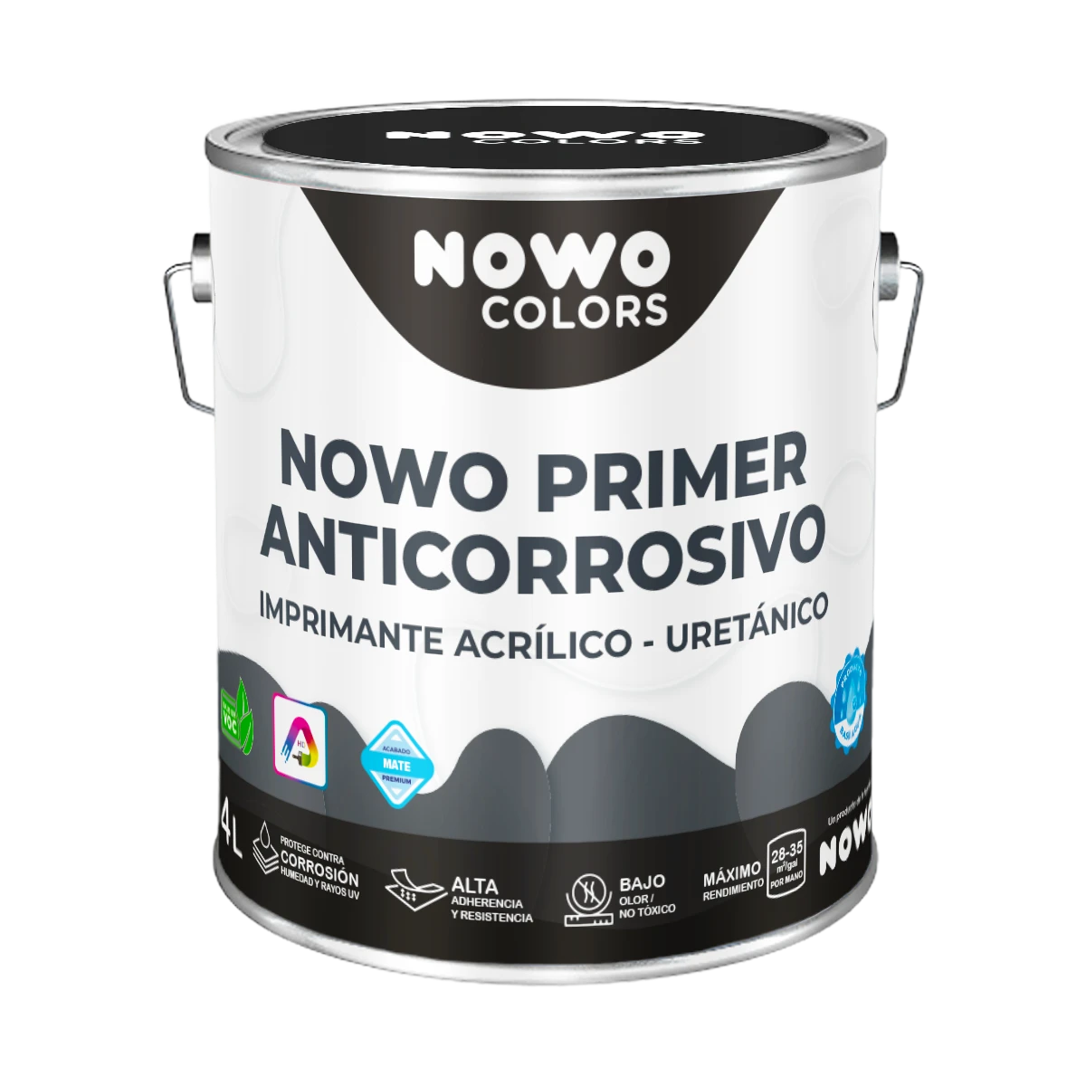 Nowo Primer Anticorrosivo – Nowo Color – 4L