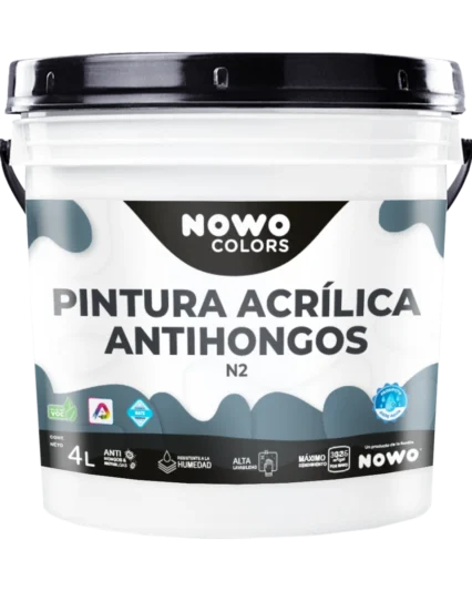 Pintura Acrílica Antihongos N2 Base Agua – Nowo Colors – 4L