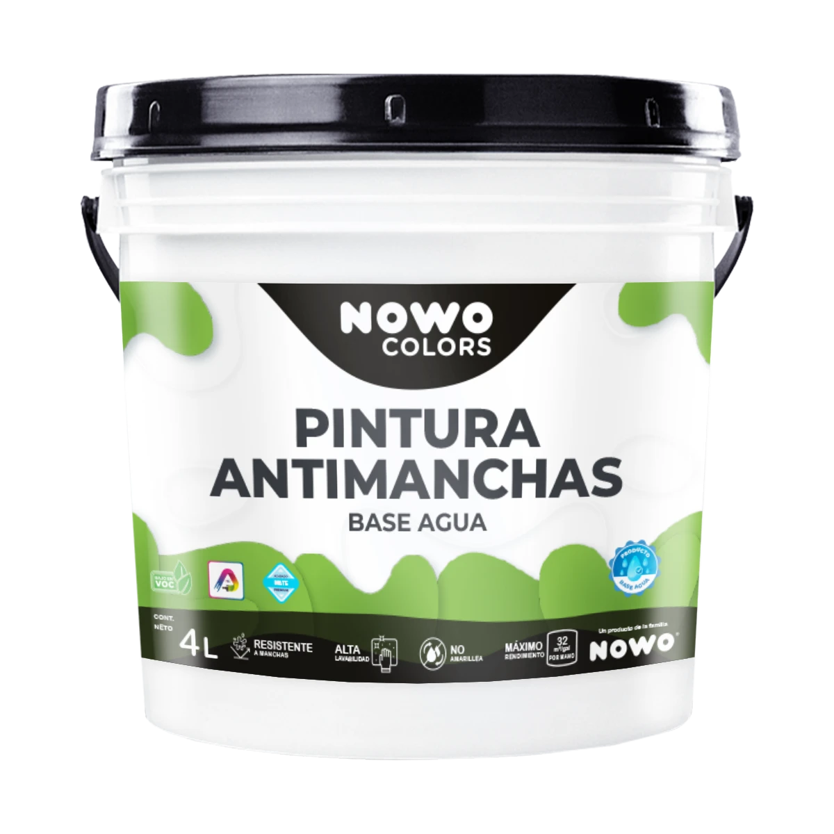 Pintura Antimanchas – Nowo Colors – 4L