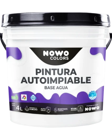 Pintura Autolimpiable Base Agua – Nowo Colors – 4L