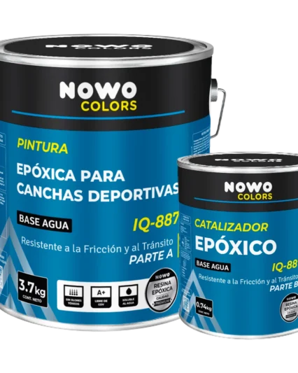 Pintura Epóxica para Canchas Deportivas IQ-887 – Nowo Colors – Kit x 4L