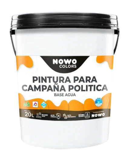 Pintura para Campaña Política Base Agua – Nowo Colors – 20L