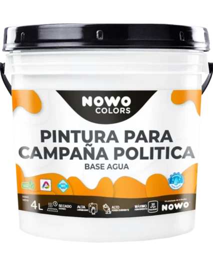 Pintura para Campaña Política Base Agua – Nowo Colors – 4L