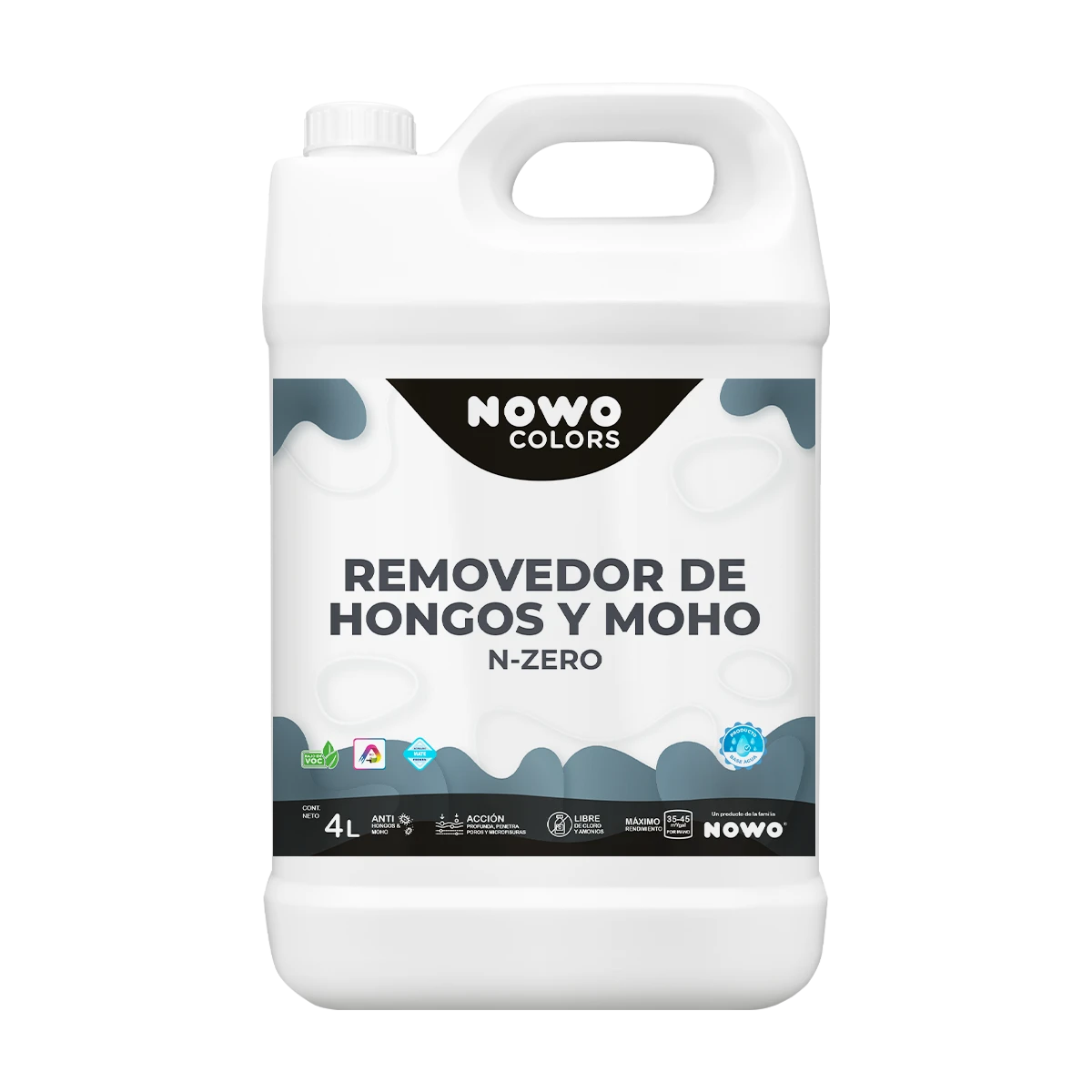 Removedor de Hongos y Moho N-ZERO – Nowo Colors – 4L