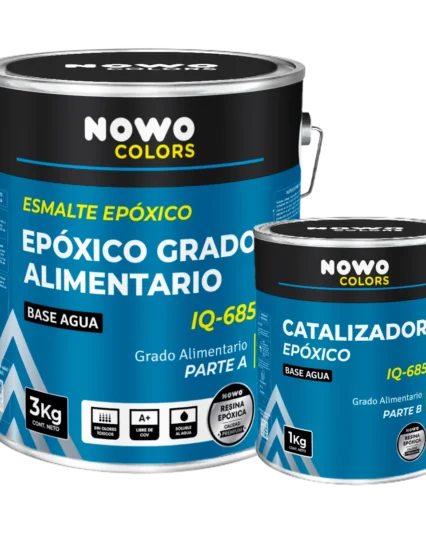 Pintura Epóxica de Grado Alimentario IQ-685 – Nowo Colors – Kit 4L